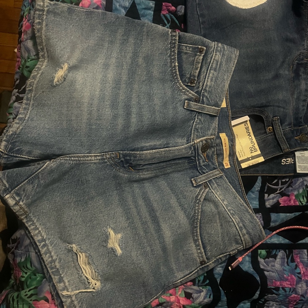 Levi's Blue Jean Shorts for Women